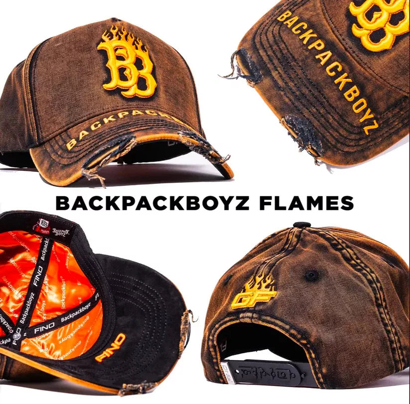 BACKPACK BOYZ FLAMES GALLO FINO