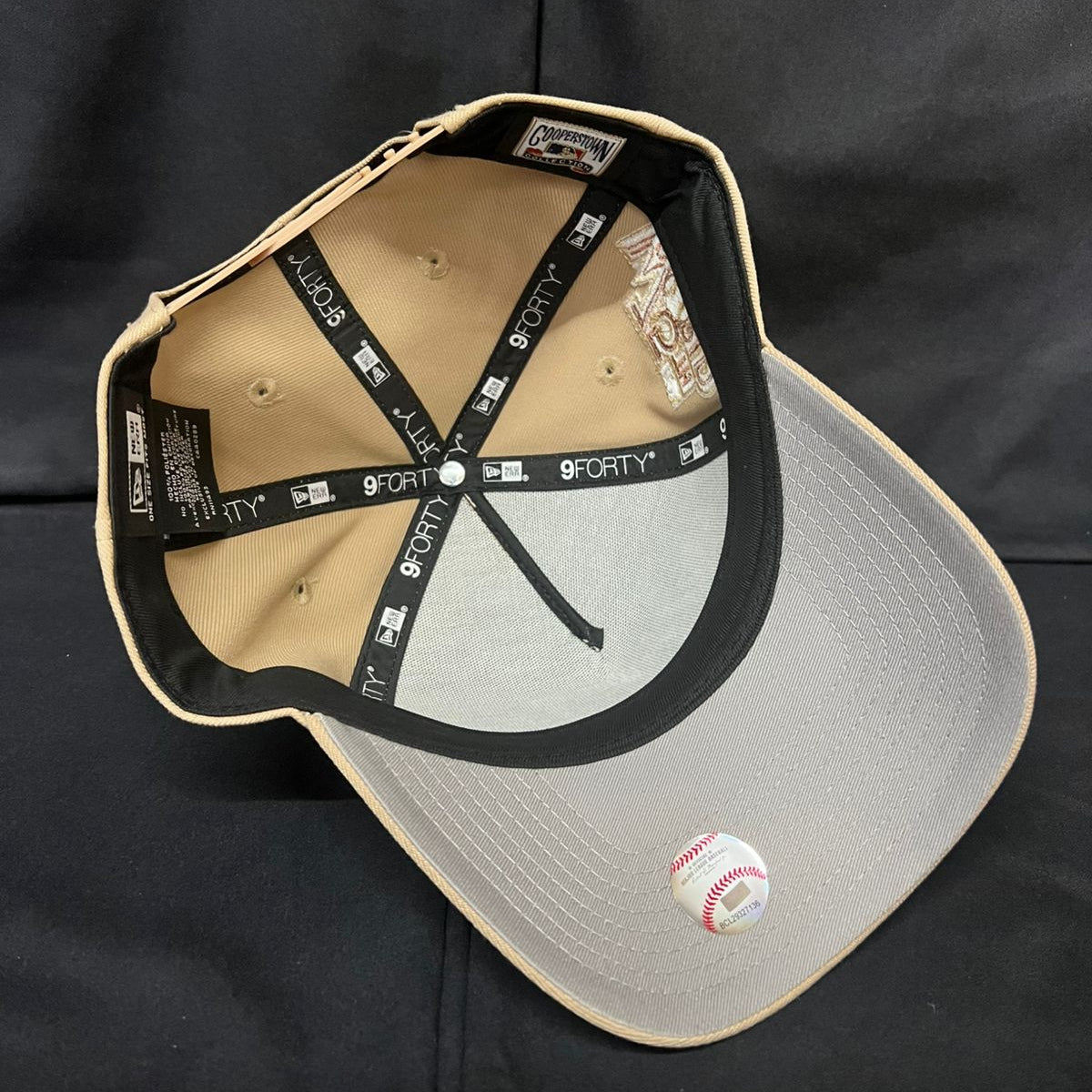 LA NY LOGO BLANCO BEIGE NEW ERA