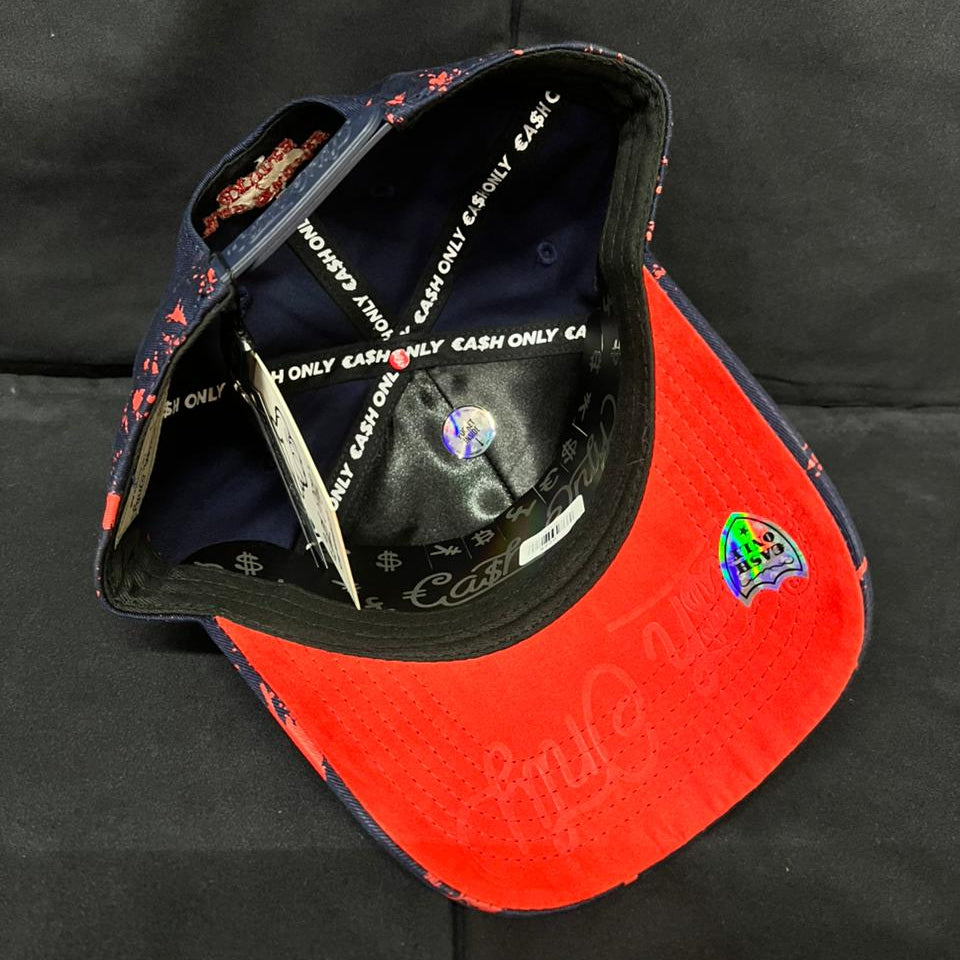 LA AZUL CON ROJO CURVA CASH ONLY