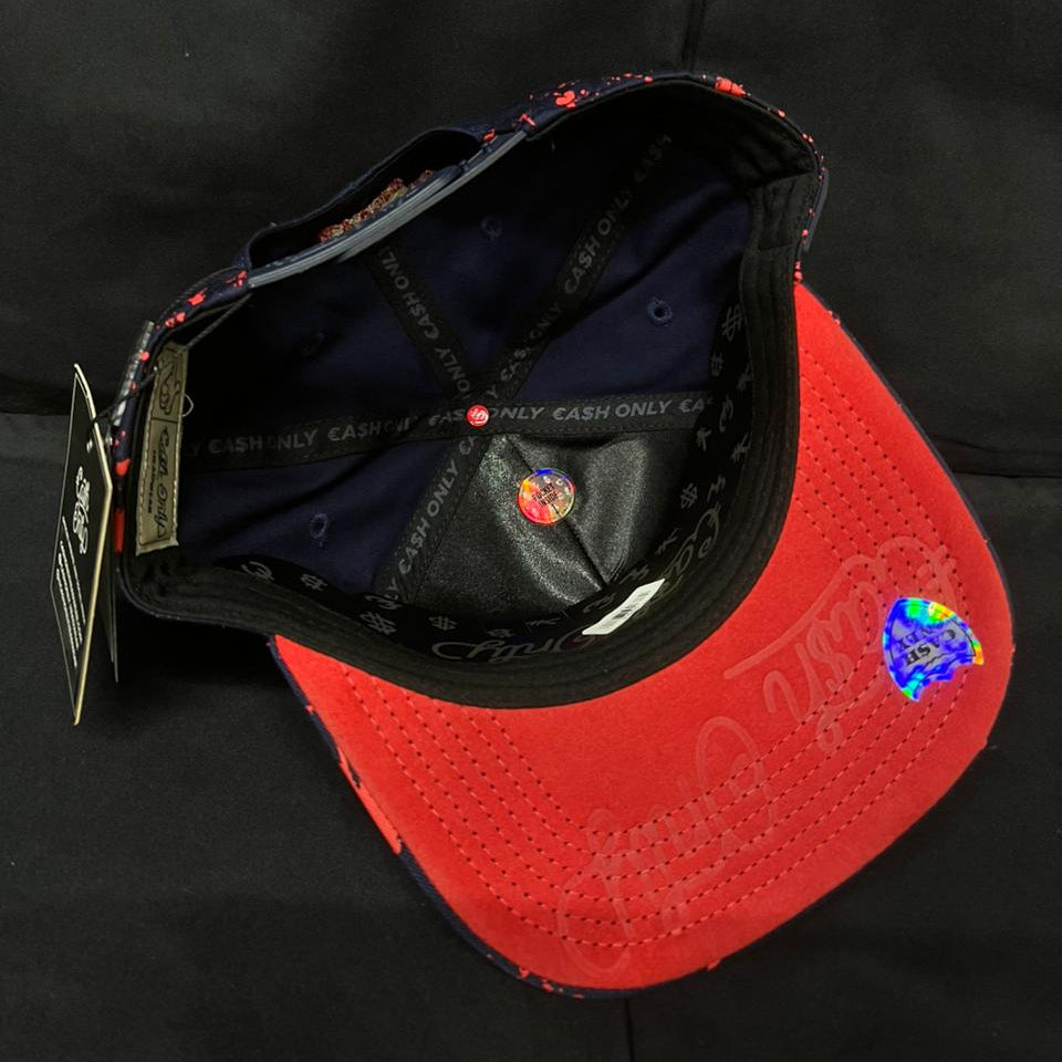 LA AZUL CON ROJO PLANA CASH ONLY