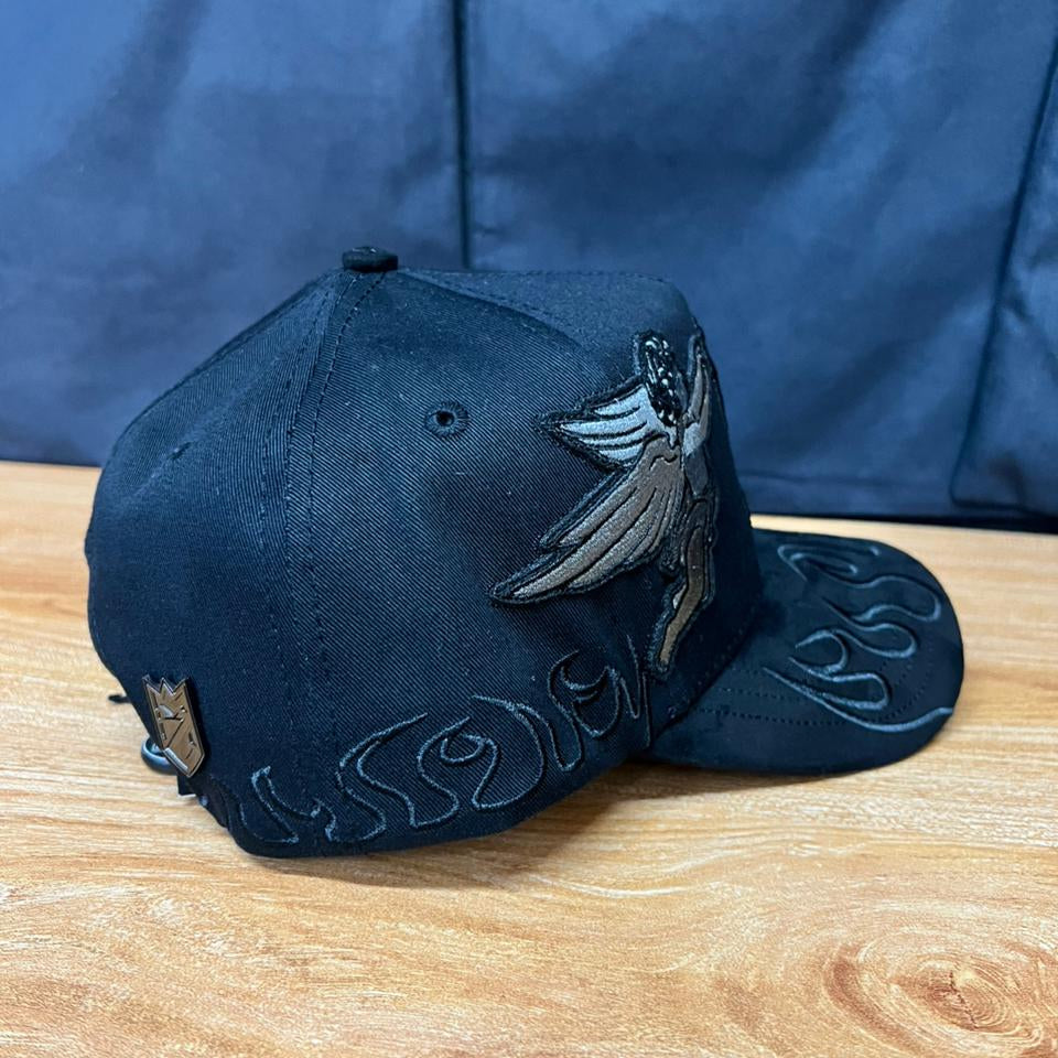 SD LLAMAS Y ANGEL BLACK MZ HATS
