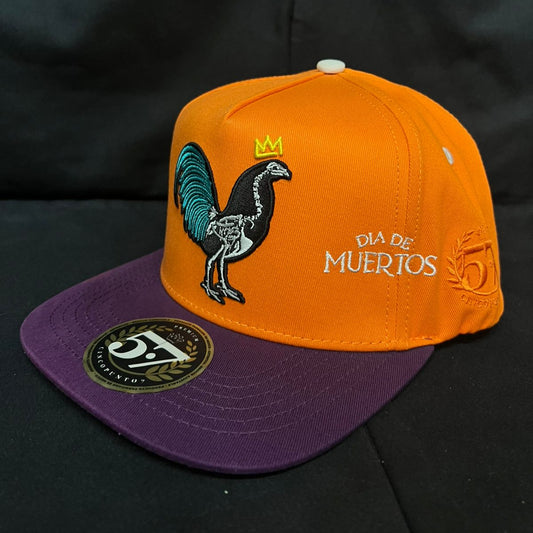 GALLOS DIA DE MUERTOS BORDADO 5.7