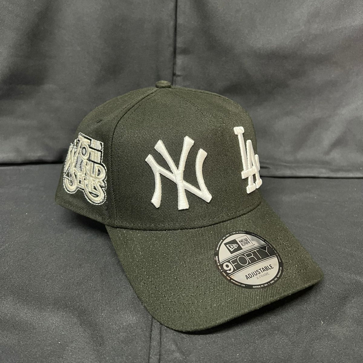 NY LA LOGO BLANCO NEGRA NEW ERA