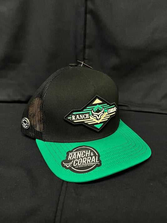 RANCH AND CORRAL LOGO VERDE Y NEGRO