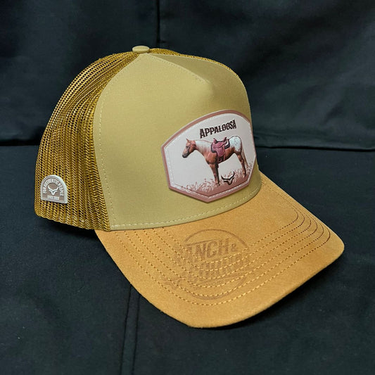 APALOOSA VISERA ANTE AMARILLA Y CAFE  RANCH AND CORRAL
