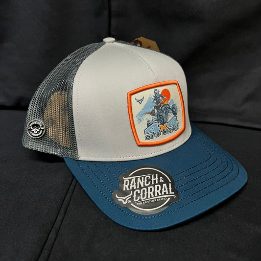 OFF ROAD 4X4 AZUL Y GRIS RANCH AND CORRAL