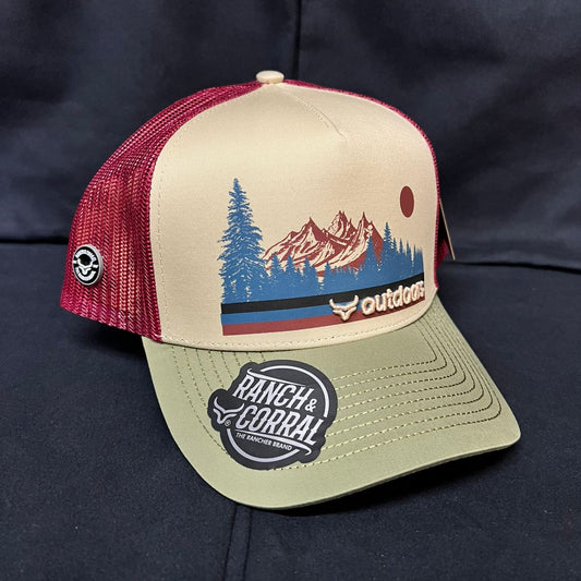 OUTDOORS MONTAÑA  BEIGE Y VERDE RANCH AND CORRAL