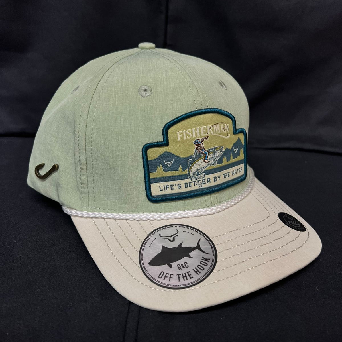 FISHERMAN PESCA VERDE Y BEIGE RANCH AND CORRAL