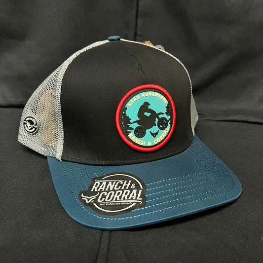 MOTOCROSS AZUL Y NEGRO RANCH AND CORRAL