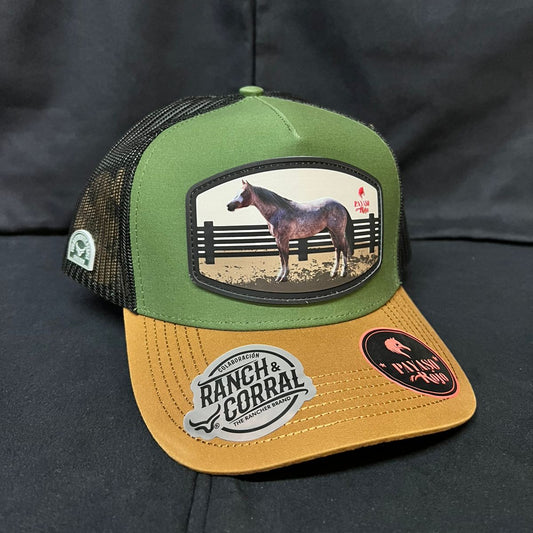 PAYASO ROJO VERDE Y MARRON RANCH AND CORRAL