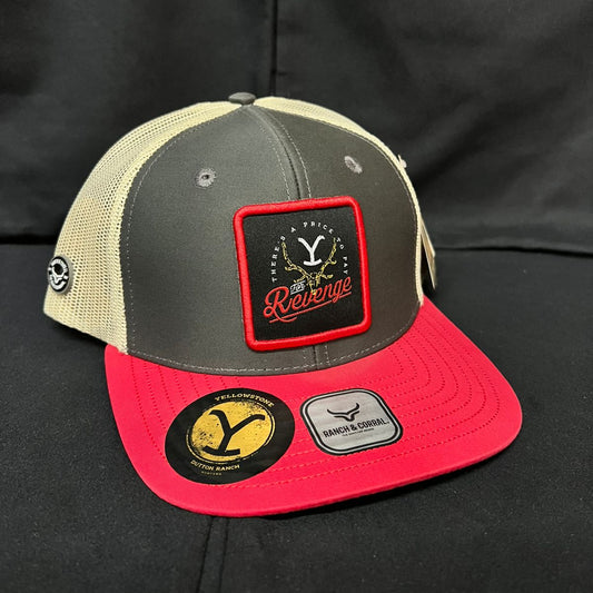 REVENGE YELLOWSTONE ROJO Y GRIS RANCH AND CORRAL