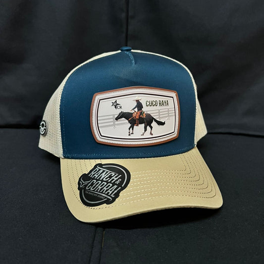 CUCO RAYA AZUL Y BEIGE RANCH AND CORRAL