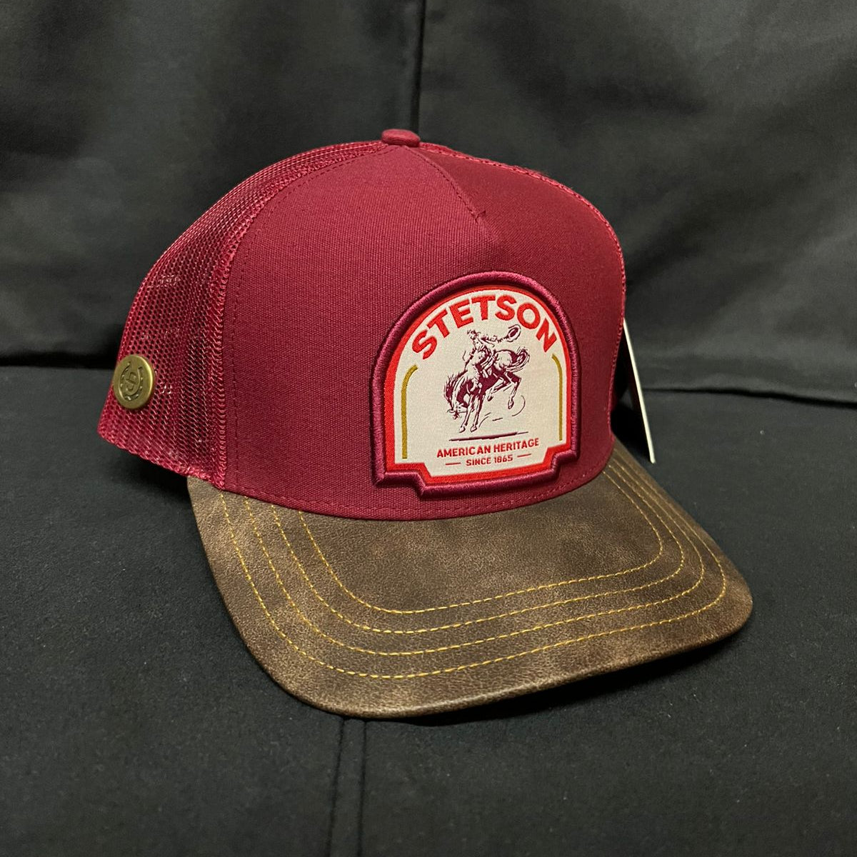 STETSON JINETE VISERA PIEL CAFE Y VINO RANCH AND CORRAL