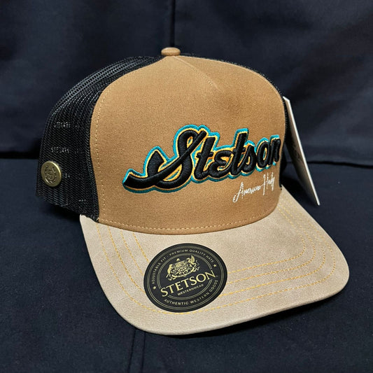 STETSON VISERA PIEL CAFE Y BEIGE RANCH AND CORRAL