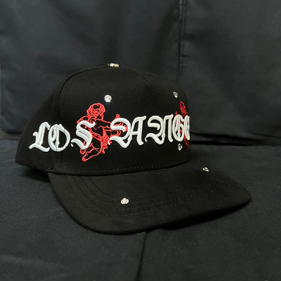 LOS ANGELES BLANCO CON NEGRO ACE HATS