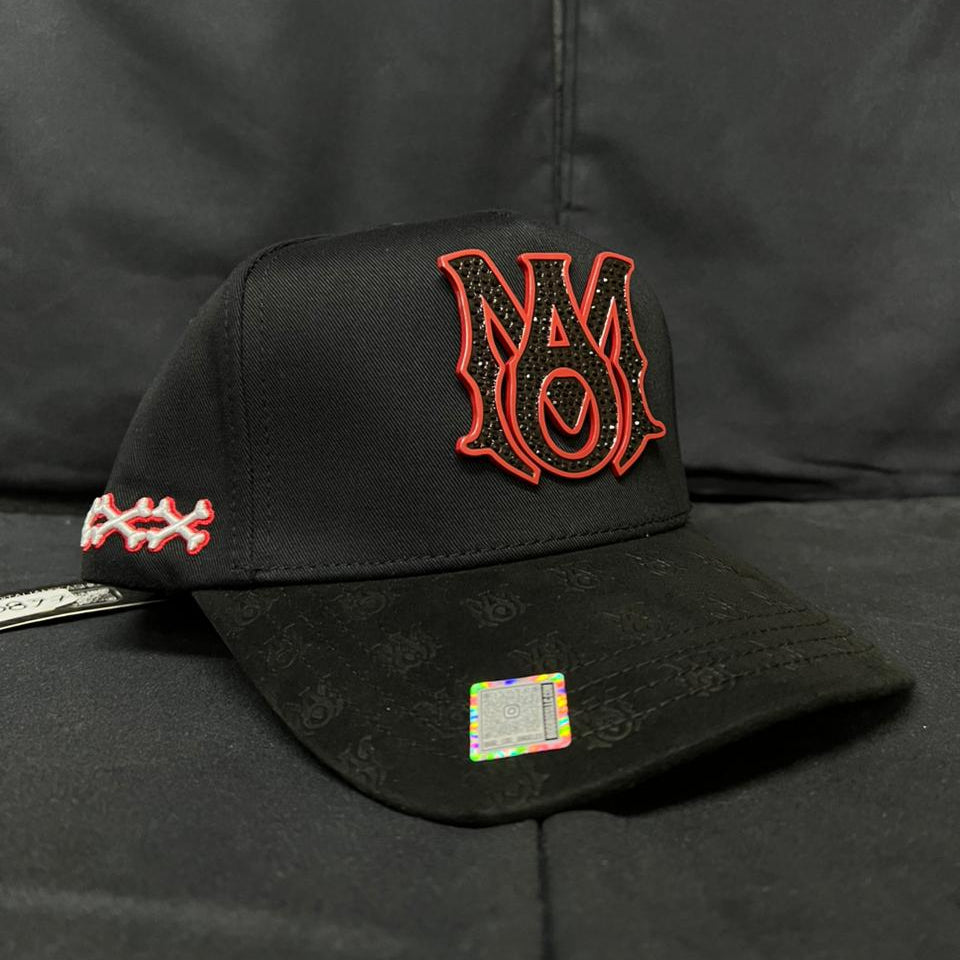 AMIRI PLACA ROJO CON NEGRO BIGG BOSS