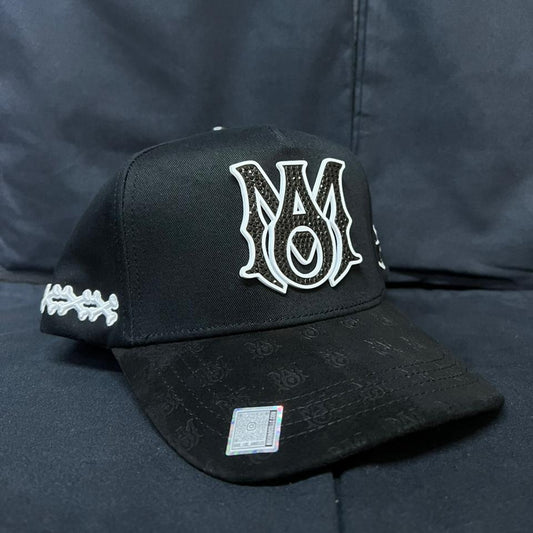 AMIRI PLACA NEGRO CON BLANCO BIGG BOSS