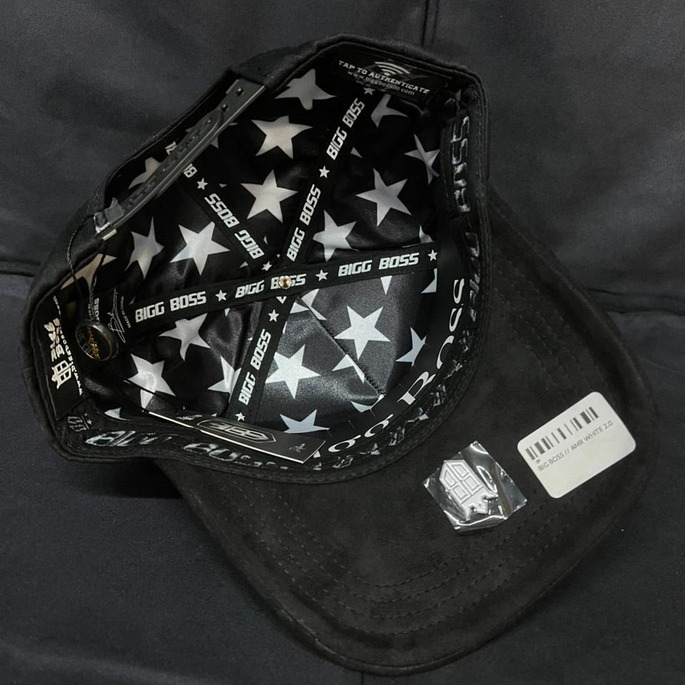 AMIRI PLACA NEGRO CON BLANCO BIGG BOSS