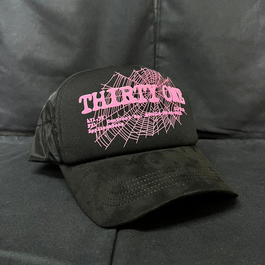 TELARAÑA ROSA CON NEGRO 31 HATS