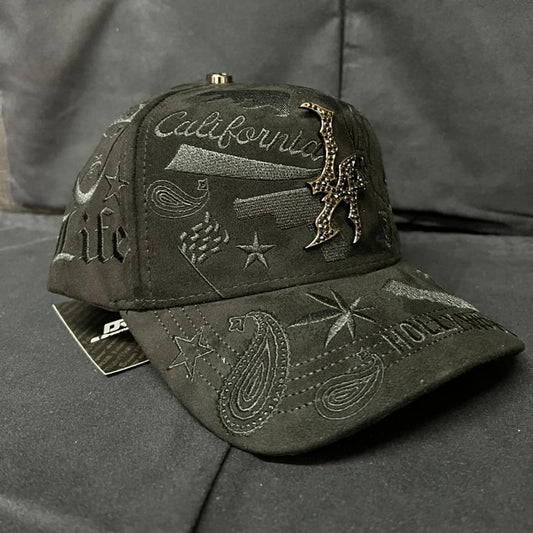 LA PLACA TOTAL BLACK EL DREAMER HATS