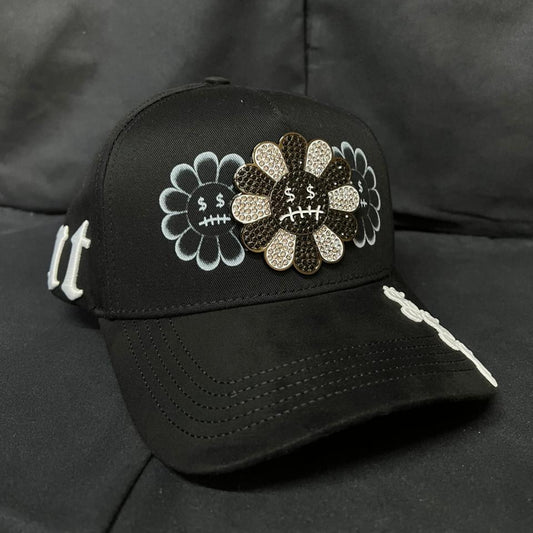 FLOR PLACA NEGRO CASHED OUT