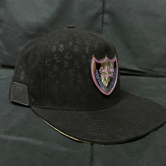 PLACA POLICIA NEGRO PLANA CASH ONLY