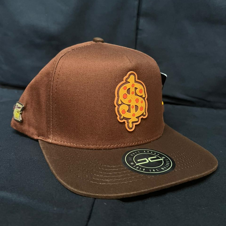 MONEY PIZZA PLANA MARRÓN JC HATS