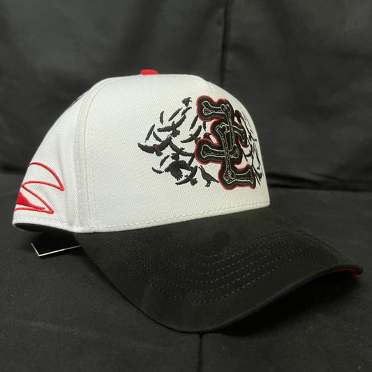 BLACK BONES CURVA JC HATS
