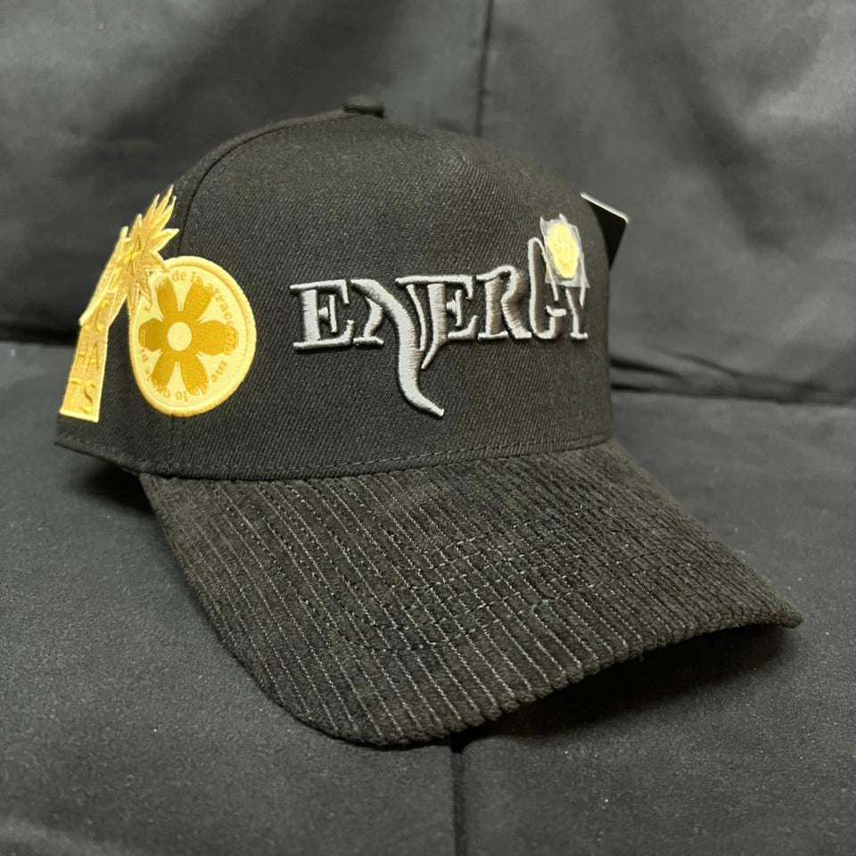 ENERGY NEGRO DORADO CURVA JC HATS