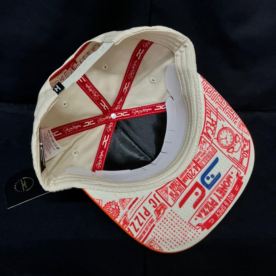 PIZZA MONEY NARANJA BEIGE JC HATS