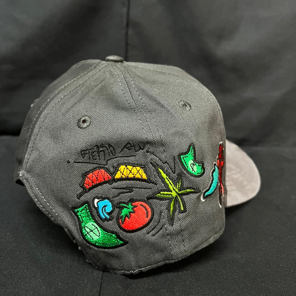 SINALOA IS MINE GRIS CURVA JC HATS