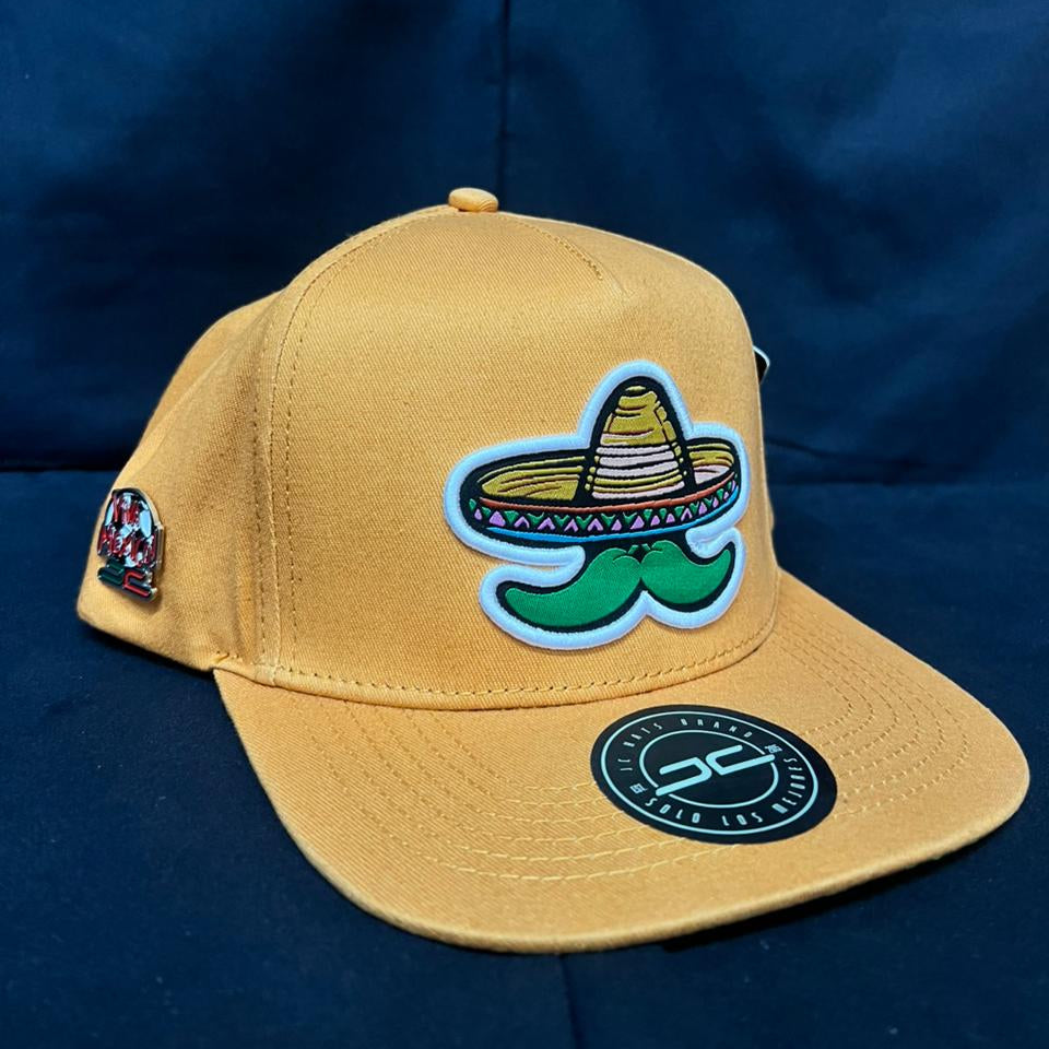 MOSTACHO AMARILLO PLANA JC HATS