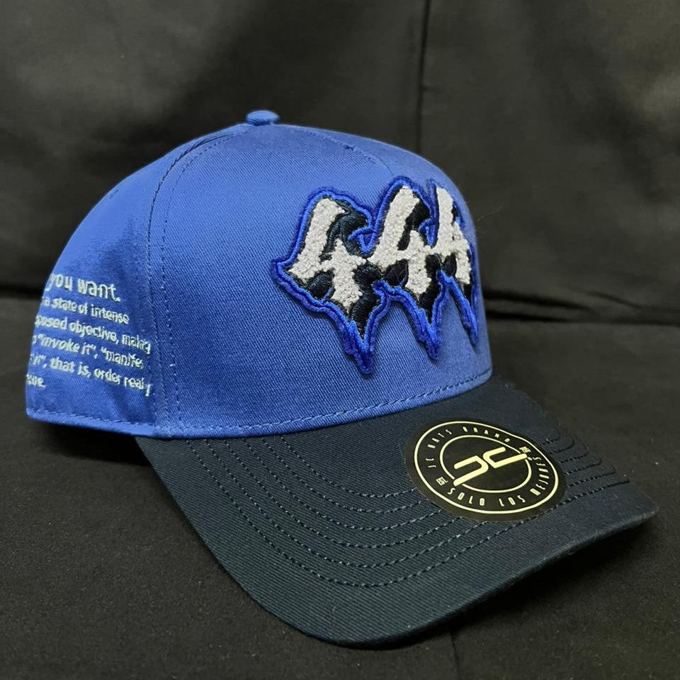 444 AZUL CURVA JC HATS – Viking Caps