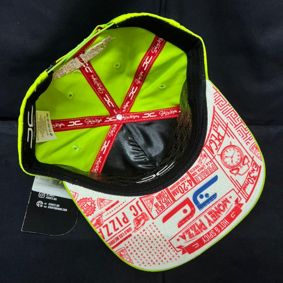 PIZZA MONEY VERDE PLANA JC HATS