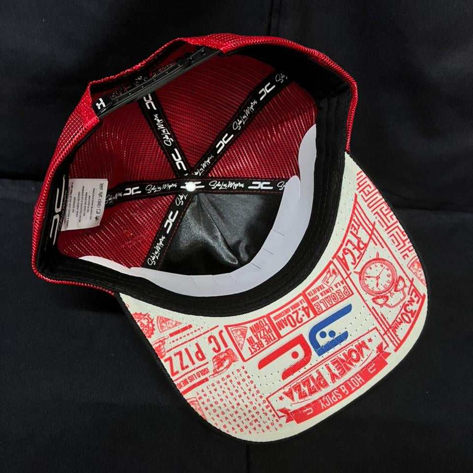 PIZZA MONEY BEIGE CURVA JC HATS