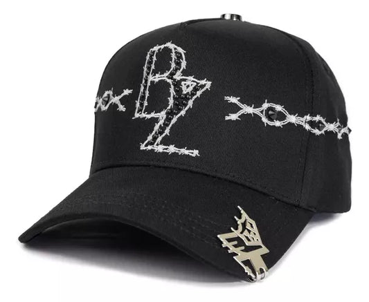 Gorra Barbas Hats X Baez Caps Bz Púas Negra Origina