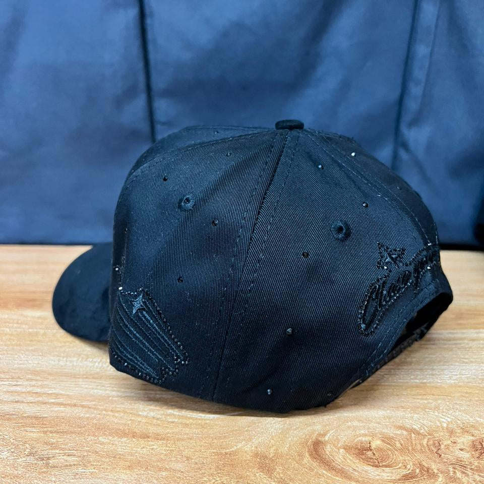 THE WORLD IS YOURS BLACK MZ HATS