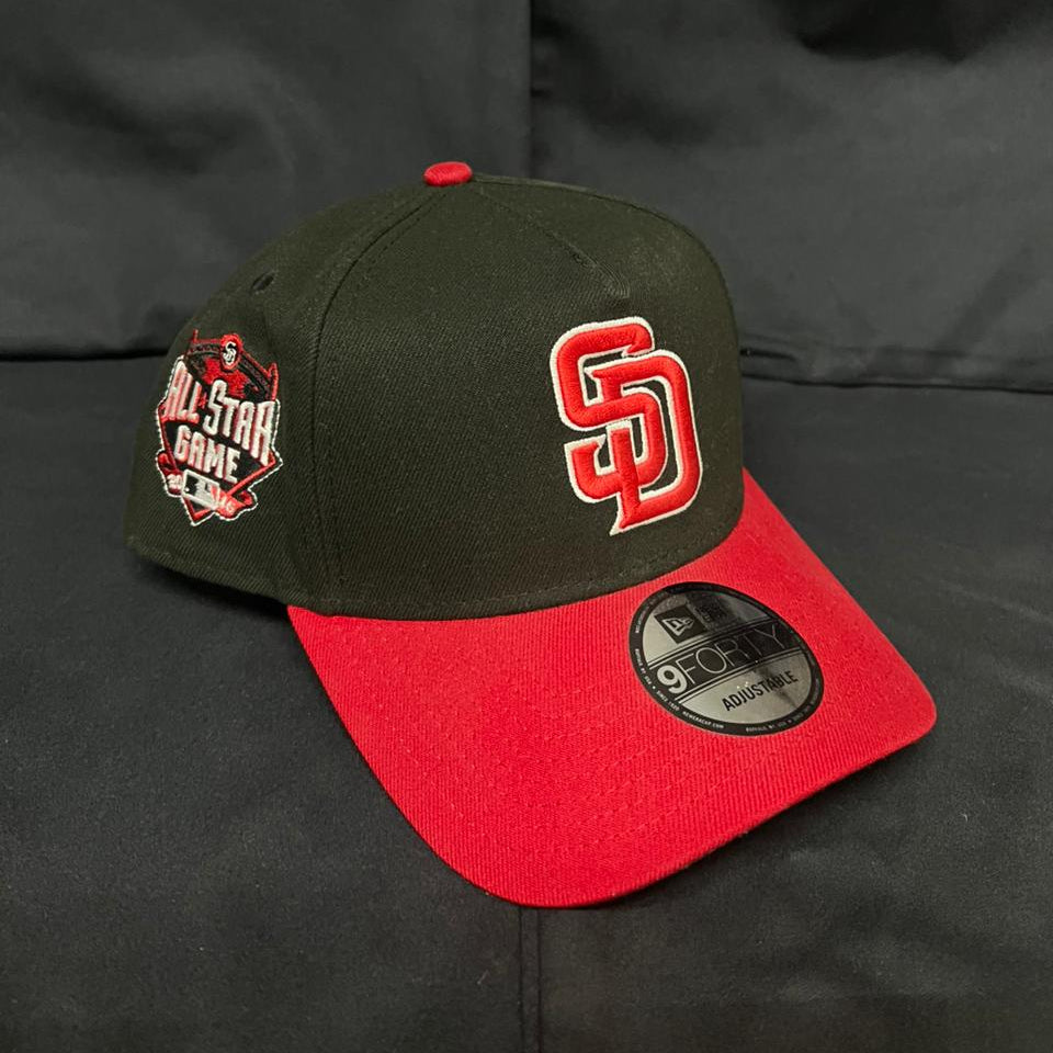 SAN DIEGO NEGRA ROJO NEW ERA